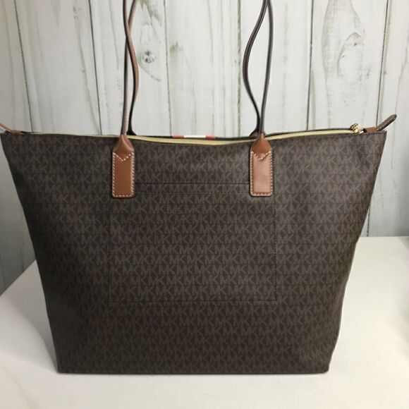 Michael Kors Travel Tangerine Tote NWT - Picture 4 of 9